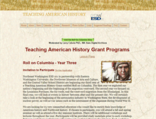 Tablet Screenshot of americanhistory.esd101.net